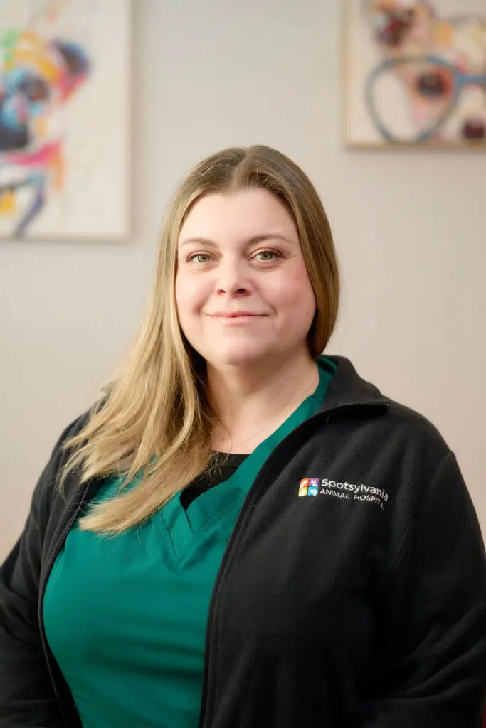 Oksana Sturm, LVT of Spotsylvania Animal Hospital.
