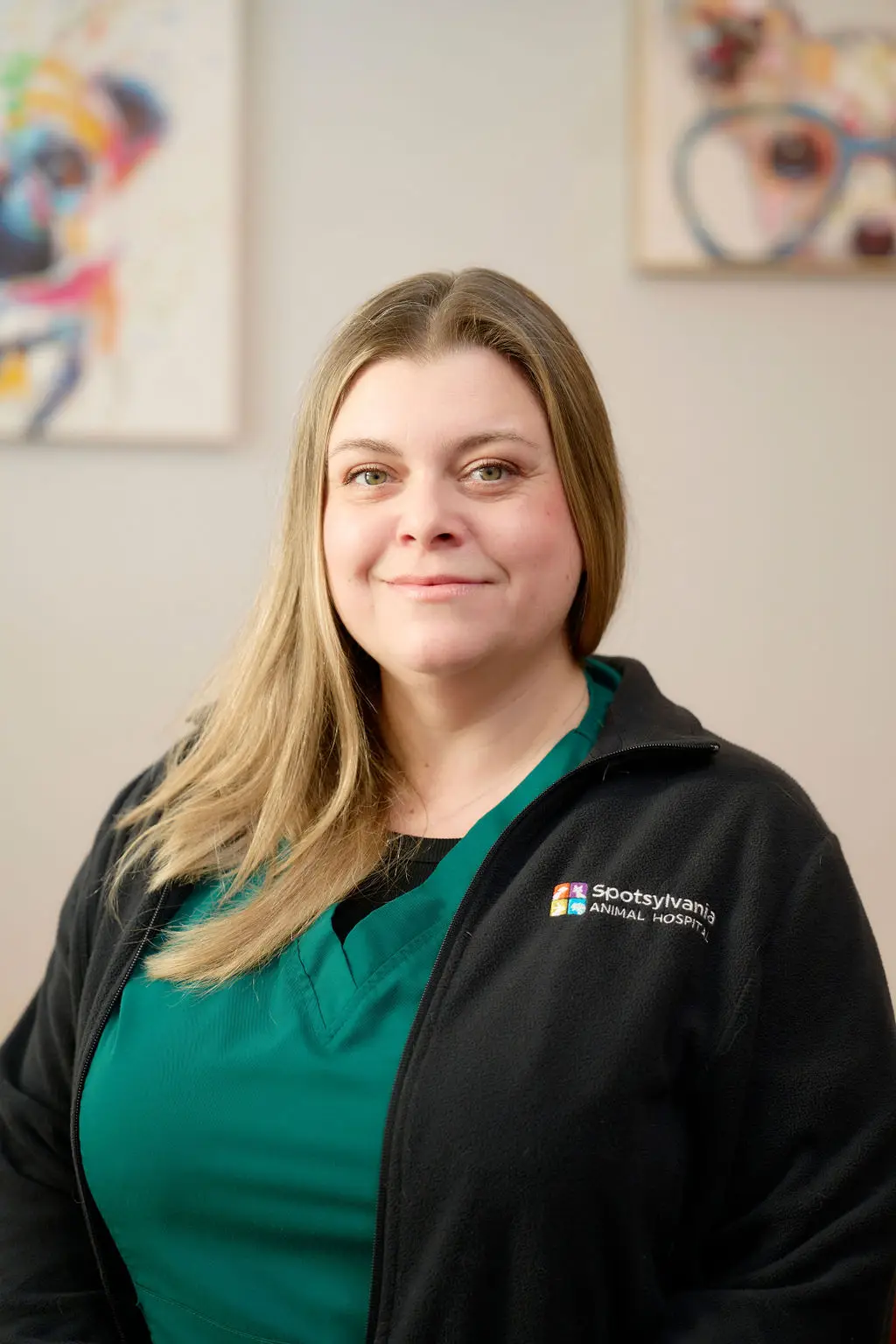 Oksana Sturm, LVT of Spotsylvania Animal Hospital.