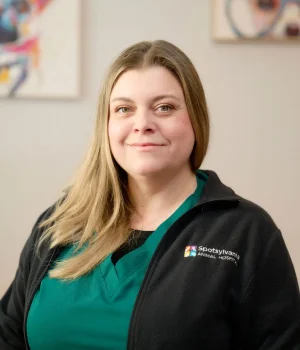 Oksana Sturm, LVT of Spotsylvania Animal Hospital.